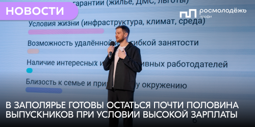 В Заполярье готовы остаться почти половина выпускников при условии высокой зарплаты